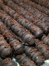 Load image into Gallery viewer, Classic Chocolate Dipped Pretzel Rod - price per item